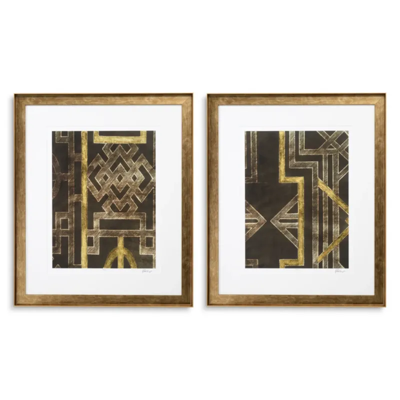 Prints (2) Trellis Pattern I Harper | Eichholtz Miami
