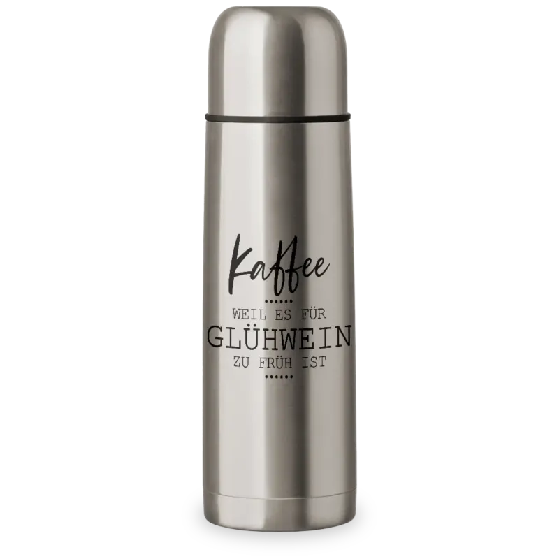 Kaffee. Weil es für Glühwein zu früh ist - Thermosflasche