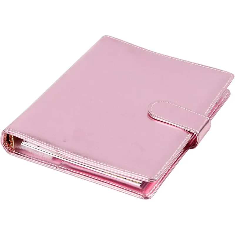 Planner, size 19x23,5x4 cm, ring folder, rose