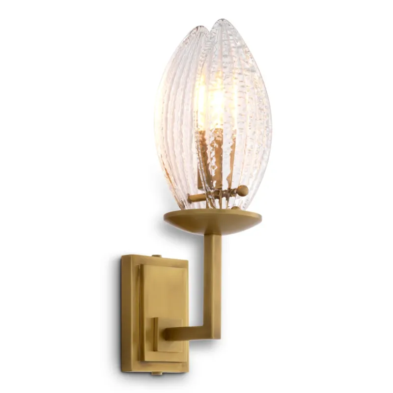 Ribbed Glass Wall Lamp Persephone | Eichholtz Miami