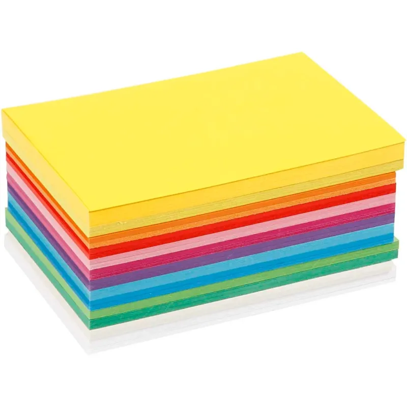 Spring Cardboard, A6, sheet 105x148 mm, 180 g, assorted colours, 120 ass sheets