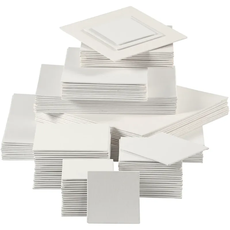 Canvas Panel, 280 g, white, 108 pc