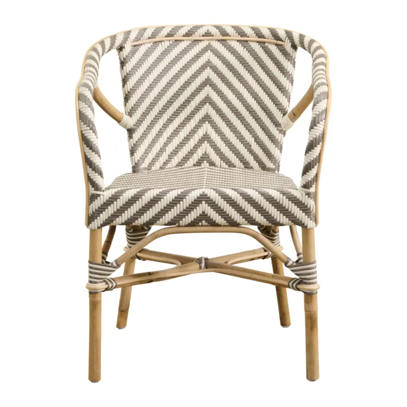 Alu Affaire Madeleine Chevron Dining Armchair