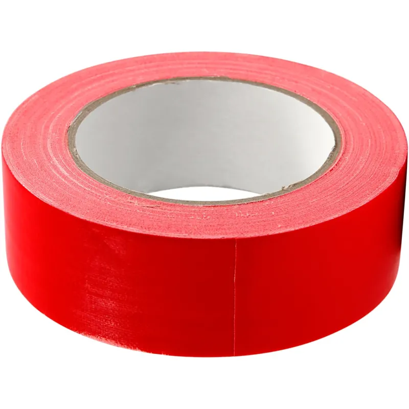 Duct Tape, W: 38 mm, red, 25 m/ 1 roll