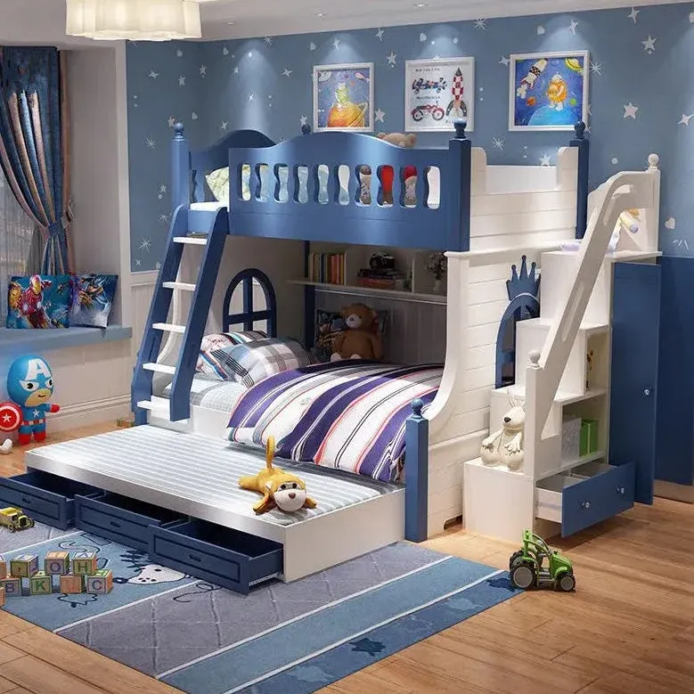 Dream Castle All-in-One Storage Kids Bunk Bed - Image 0