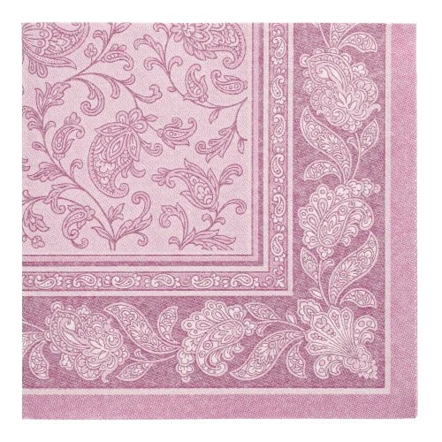 Die quadratische lila Serviette PAPSTAR 50 Servietten "ROYAL Collection" von PAPSTAR GmbH, 40x40 cm mit 1/4 Falz, besticht durch ihr hochwertiges Design und ihre hochwertigen Materialien.