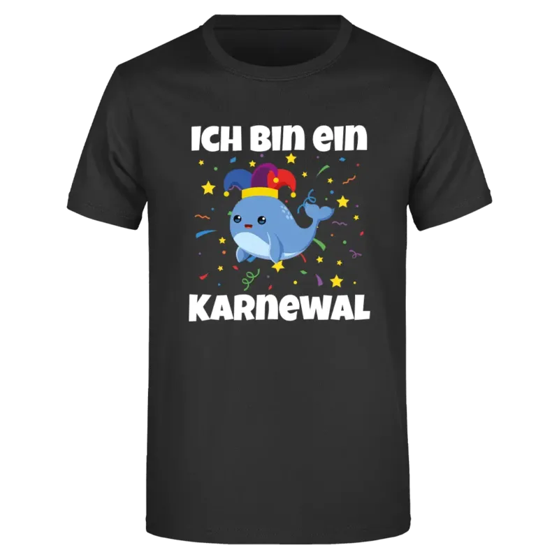 Ich bin ein Karnewal - Herren T-Shirt Farbe Schwarz