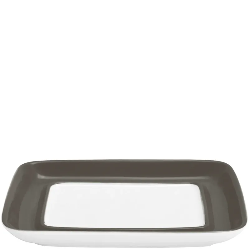 KAHLA Pronto Colore Unterteil zur Butterdose, eckig warm gray