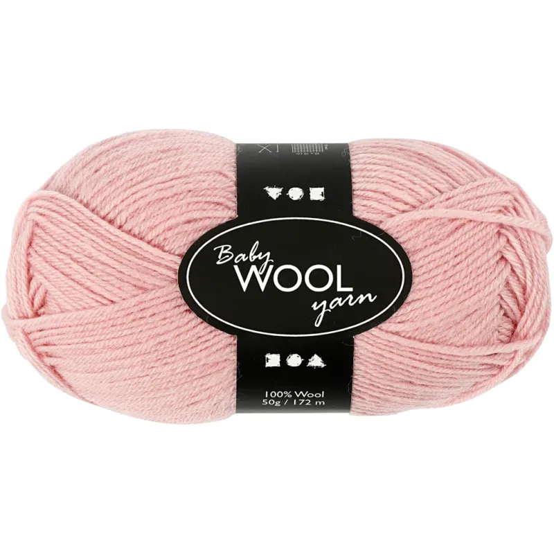 Baby Yarn, L: 172 M, dusty rose, 50 g/ 1 ball