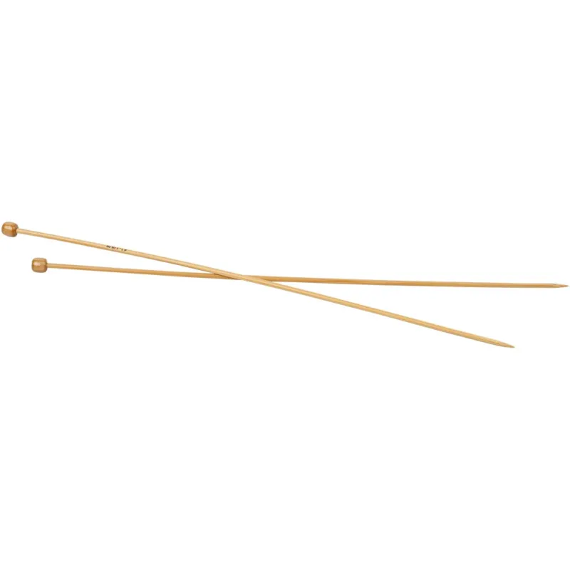 Knitting Needles, L: 35 cm, size 3,5 mm, 1 pair