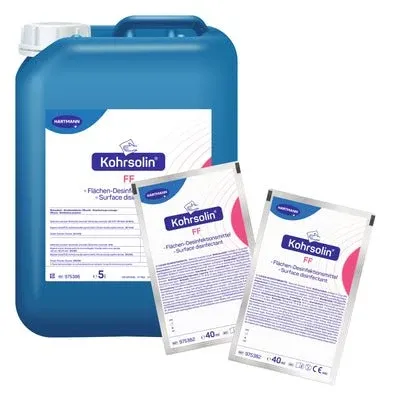 Hartmann Kohrsolin FF Flächendesinfektionsmittel 125x40 ml Beutel | Karton (1 Packung)