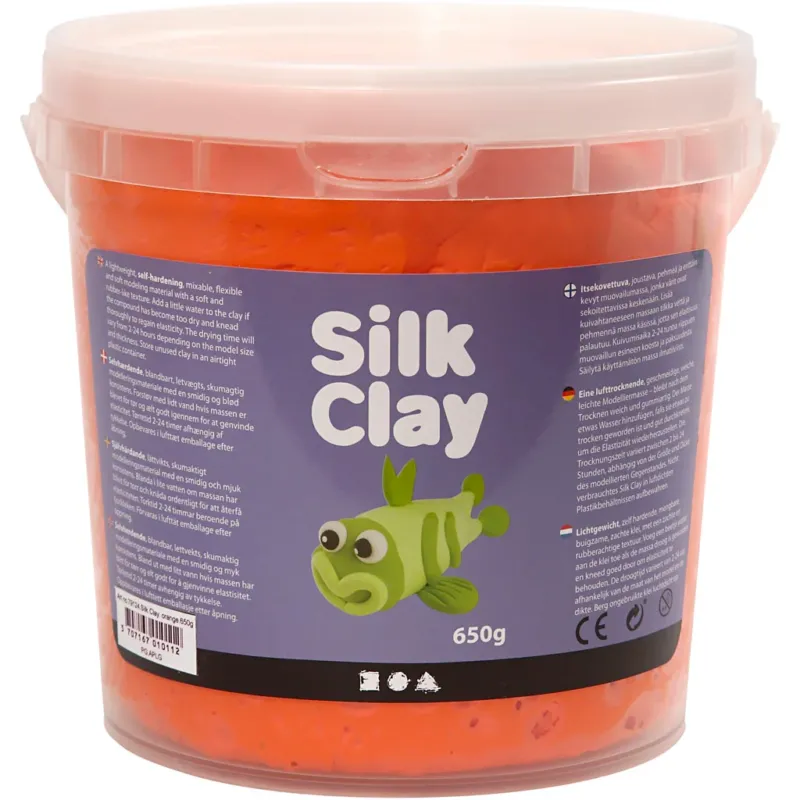 Silk Clay®, orange, 650 g/ 1 bucket