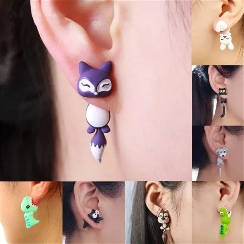 Adorable Handcrafted Animal-Themed Earrings - Image 0