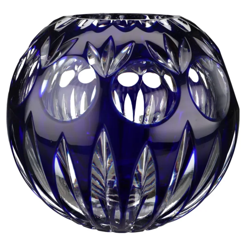 Kugelvase mittelgroß 14 cm kobaltblau