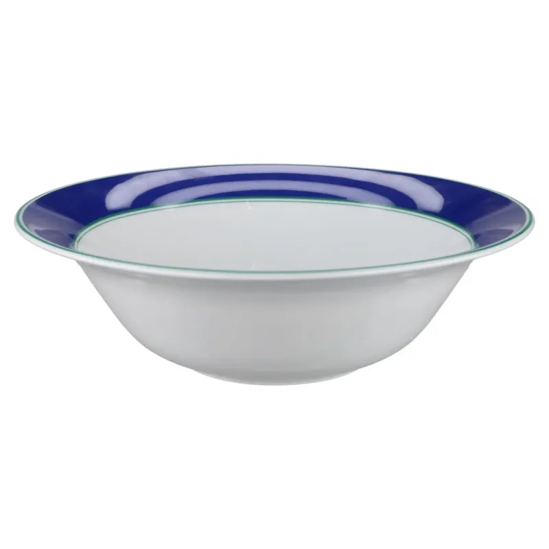 Schüssel mittelgroß Blauer Rand