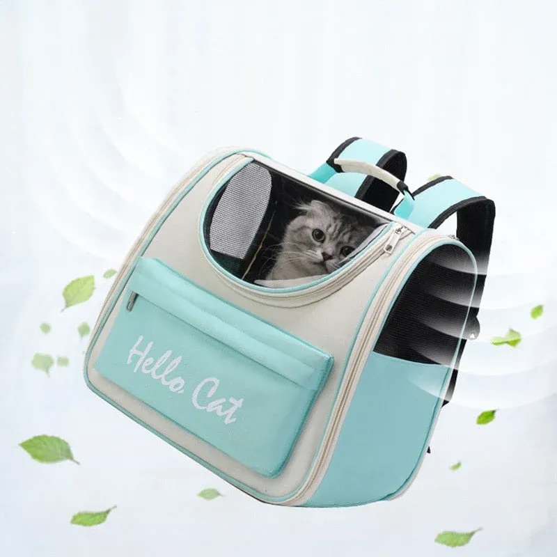 Breathable Transparent Pet Cat Carrier Bag - Image 0