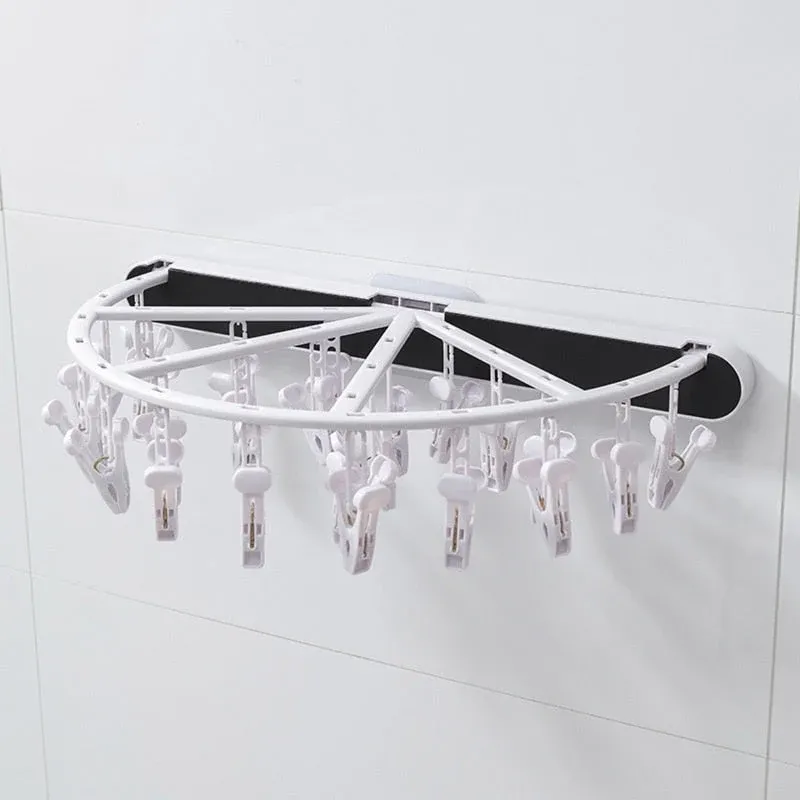 Wall-Mounted Foldable Socks Drying Rack - Image 0