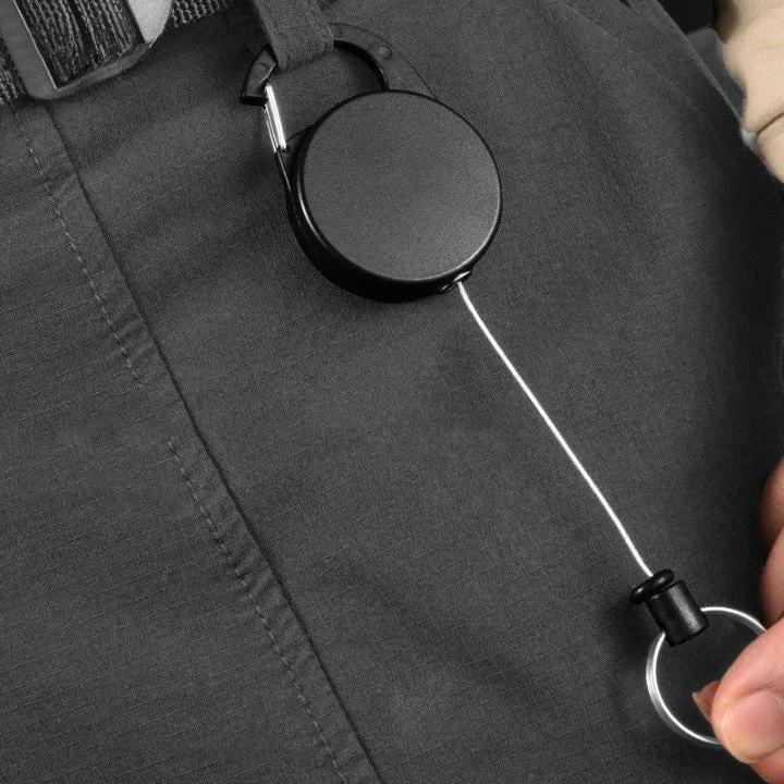 Multipurpose Retractable Keychain Holder - Image 0