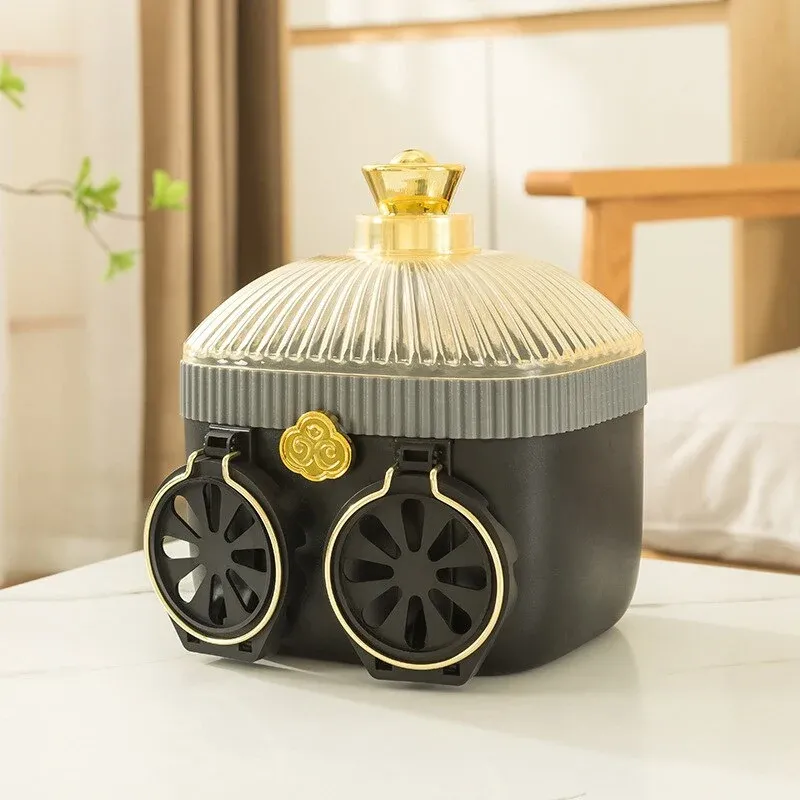 Travel Tray Portable Car Armrest Cup Holder Storage Box - Image 0