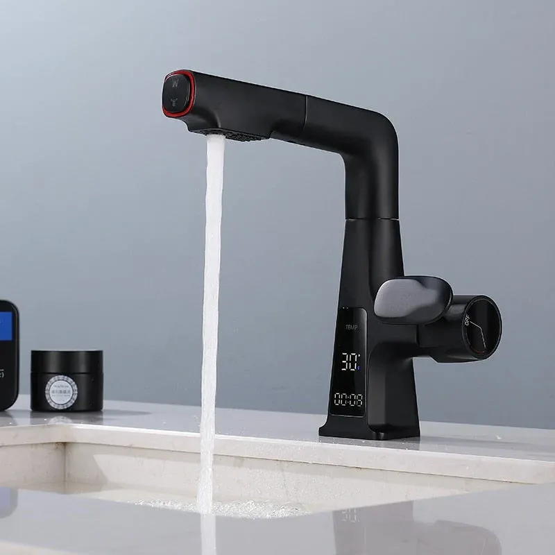 Flow Pro Rotatable Temperature Display Smart Faucet - Image 0