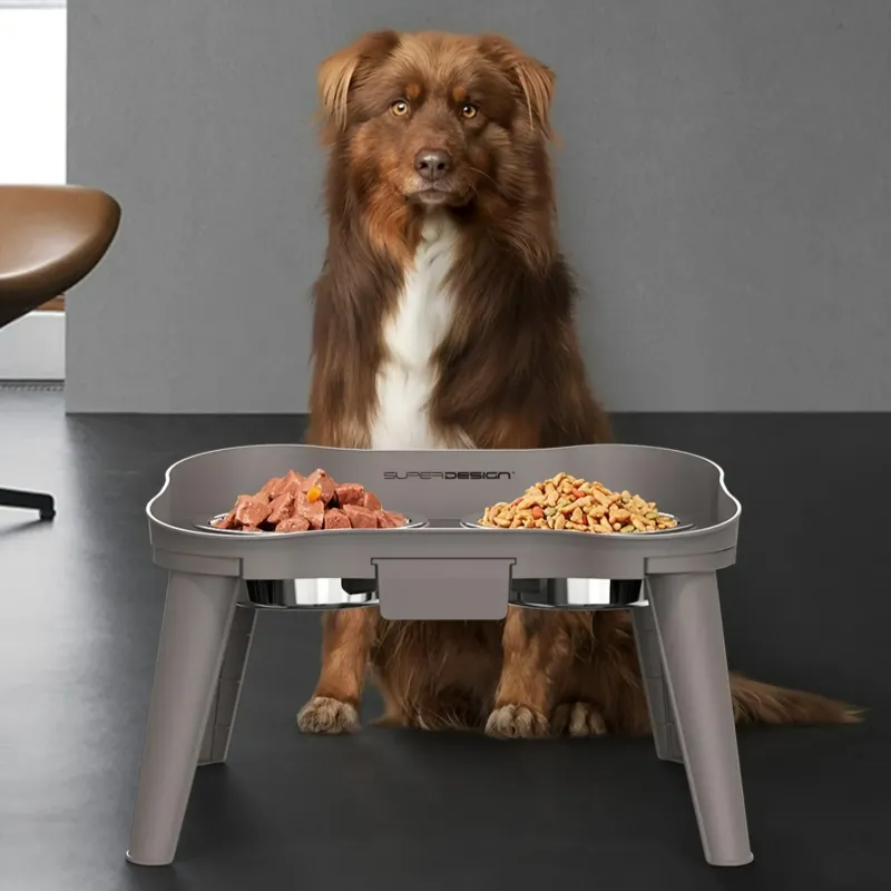 Elevated Healthy Digestion Comfortable Feeding Dog Bowls - Image 0