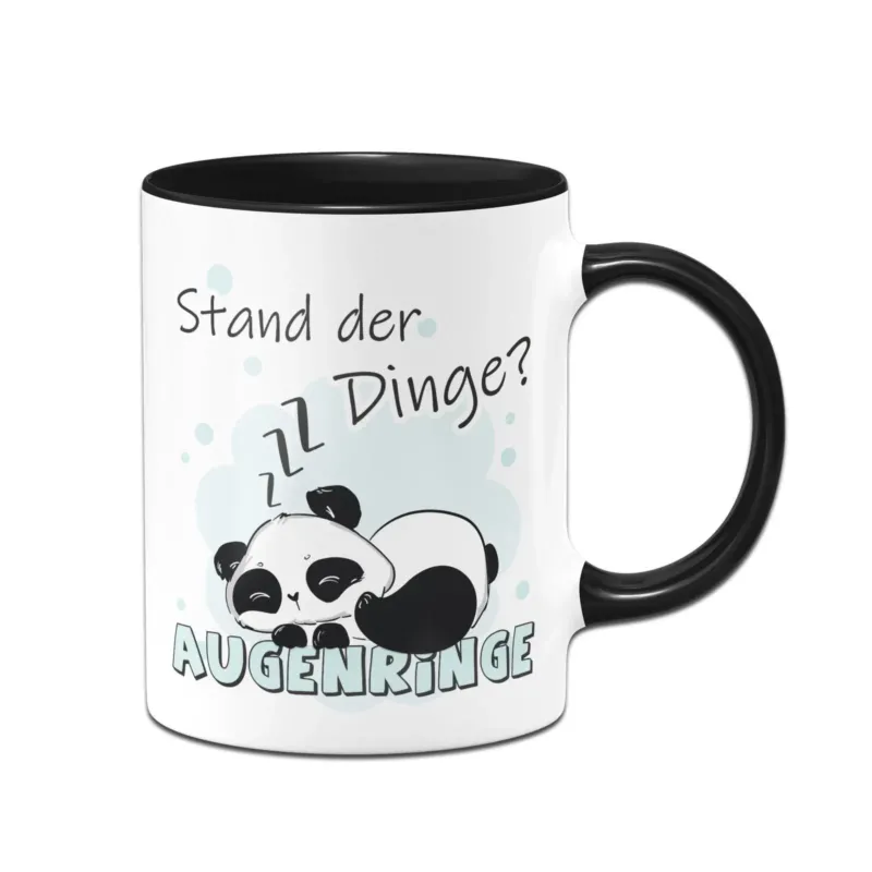 Bild: Panda Tasse - Stand der Dinge Augenringe.