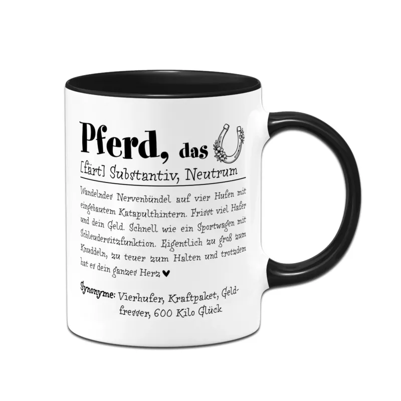 Bild: Tasse - Pferd, das (Definition).