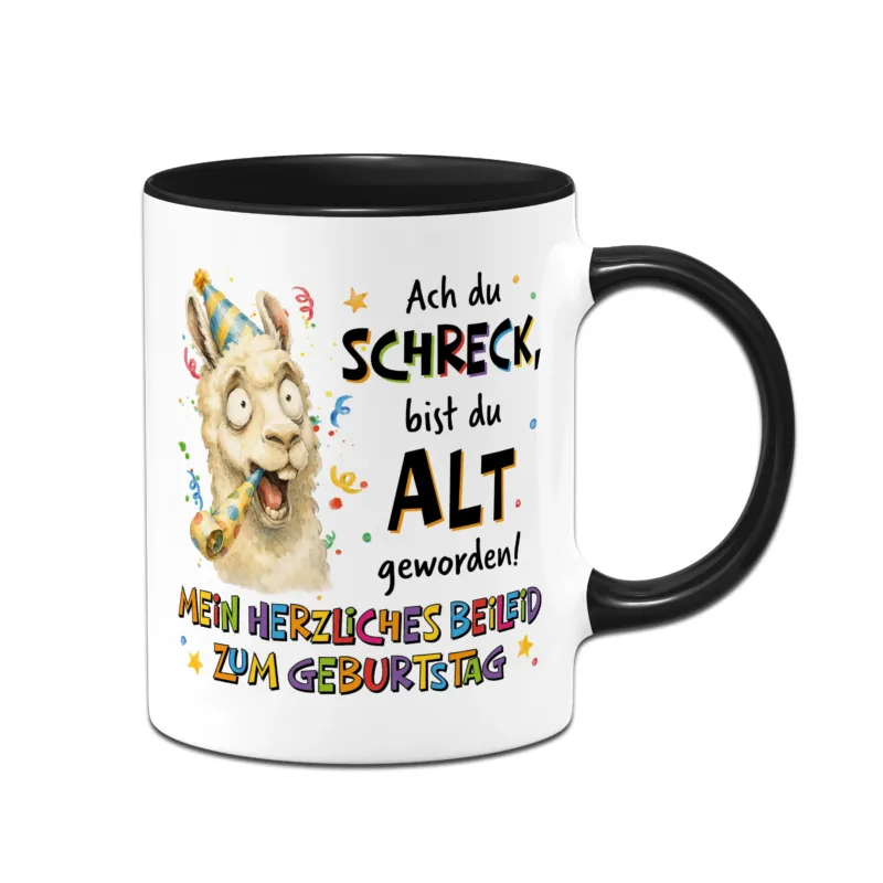 Bild: Tasse - Ach du Schreck, bist du alt geworden!.