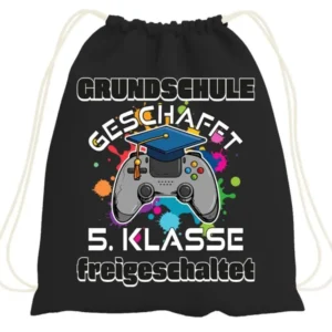 Bild: Turnbeutel - Grundschule geschafft! 5. Klasse freigeschaltet (Controller).
