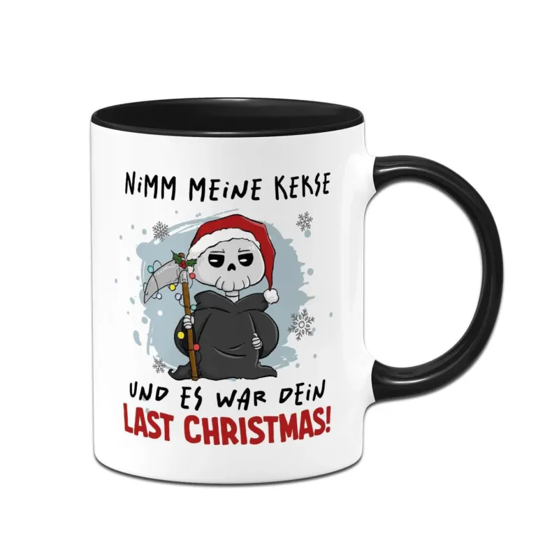 Bild: Sensebald Tasse - Nimm meine Kekse und es war Dein Last Christmas! (Weihnachten).