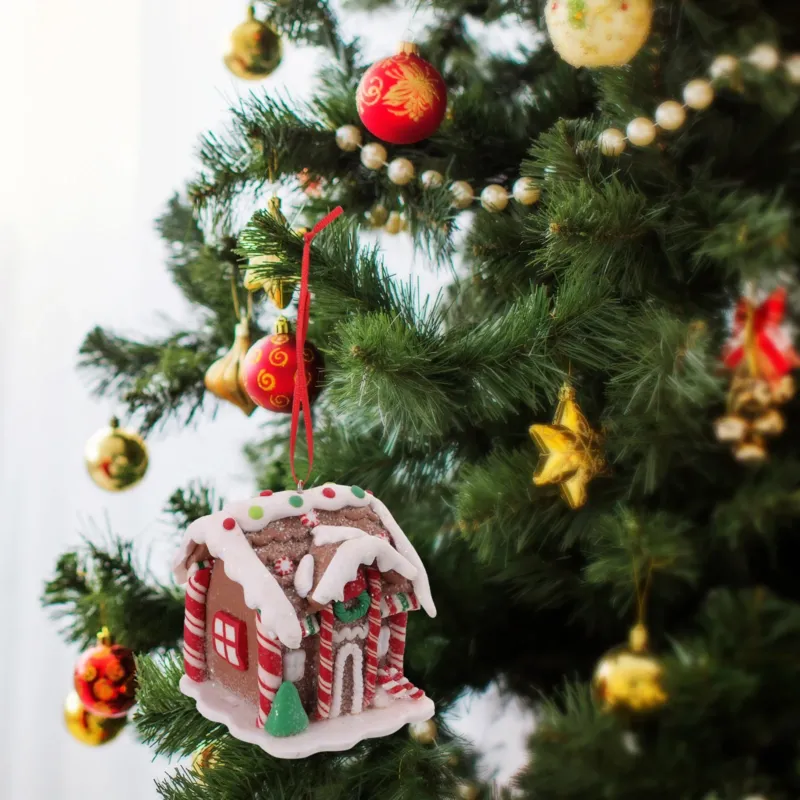 Mini Christmas Gingerbread House Decorations - Image 0
