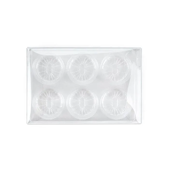 Clear Artisan Candy Box Set, Round Insert 7x2.1x10.3 cm