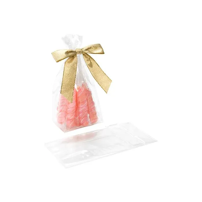 Block Bottom Bags Clear 7.6x2.5x16.5cm