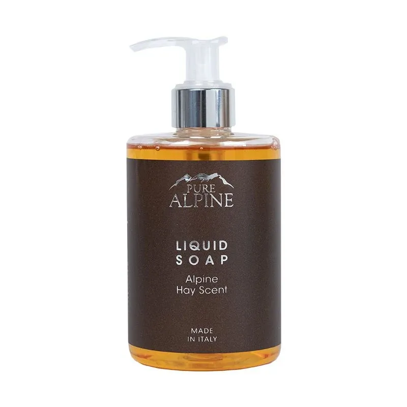 Dispenser ricaricabile Sapone Liquido 300 ml, Fieno Montano Deluxe - Pure Alpine