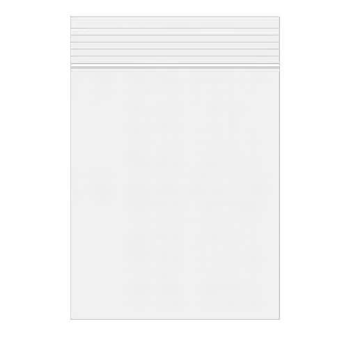 Grip Seal Bags 15x20cm Crystal Clear PP 50 micron