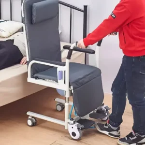 Height Adjustable Armrest Patient Transfer Mobility Chair - Image 0