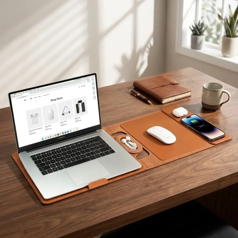 Anywhere Office Laptop Sleeve Stand Case