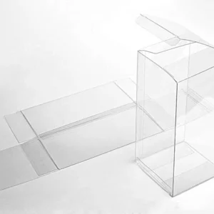 Plastic Gift Boxes 10.2x10.2x20.3cm Crystal Clear
