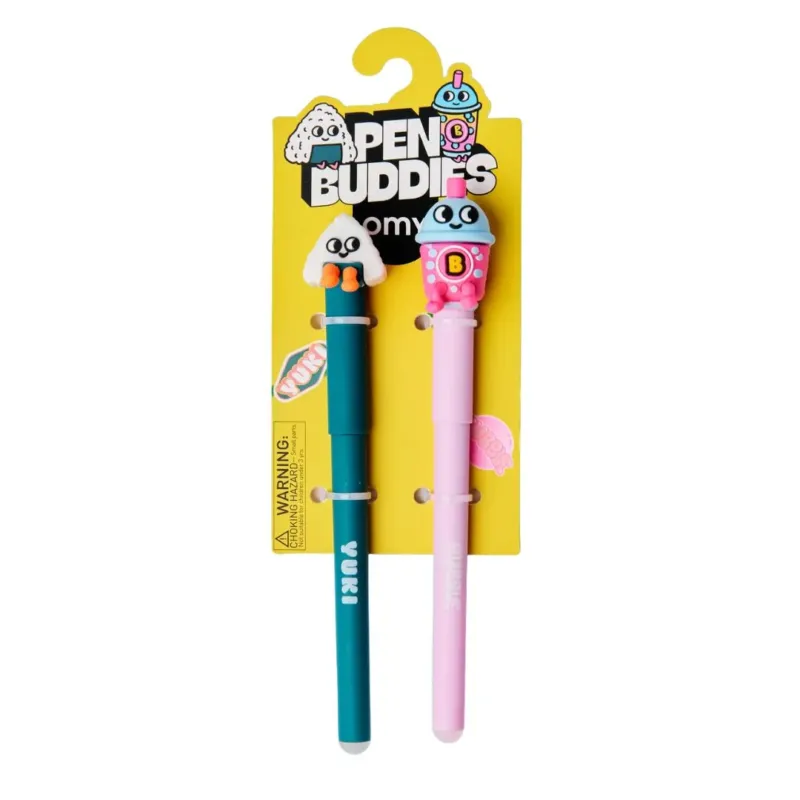 Löschbare Gelschreiber 2er Set 'Pen Buddies – Bubble / Yuki'