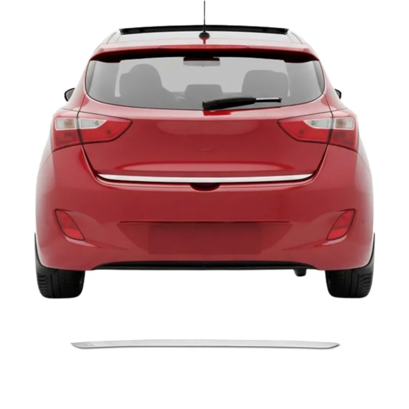 Kofferraumleiste Heckleiste für Hyundai i30 2012-2017 Untere Edelstahl Chrom