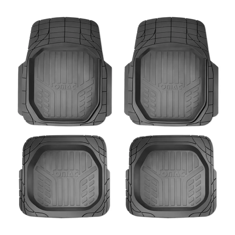 Fußmatten Gummimatten 3D Passform für Jeep Grand Cherokee Universal Schwarz 4tlg
