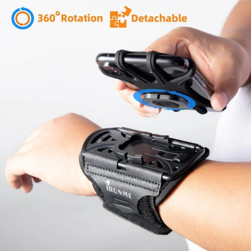 Rotating Sports Phone Holder Wristband - Image 0