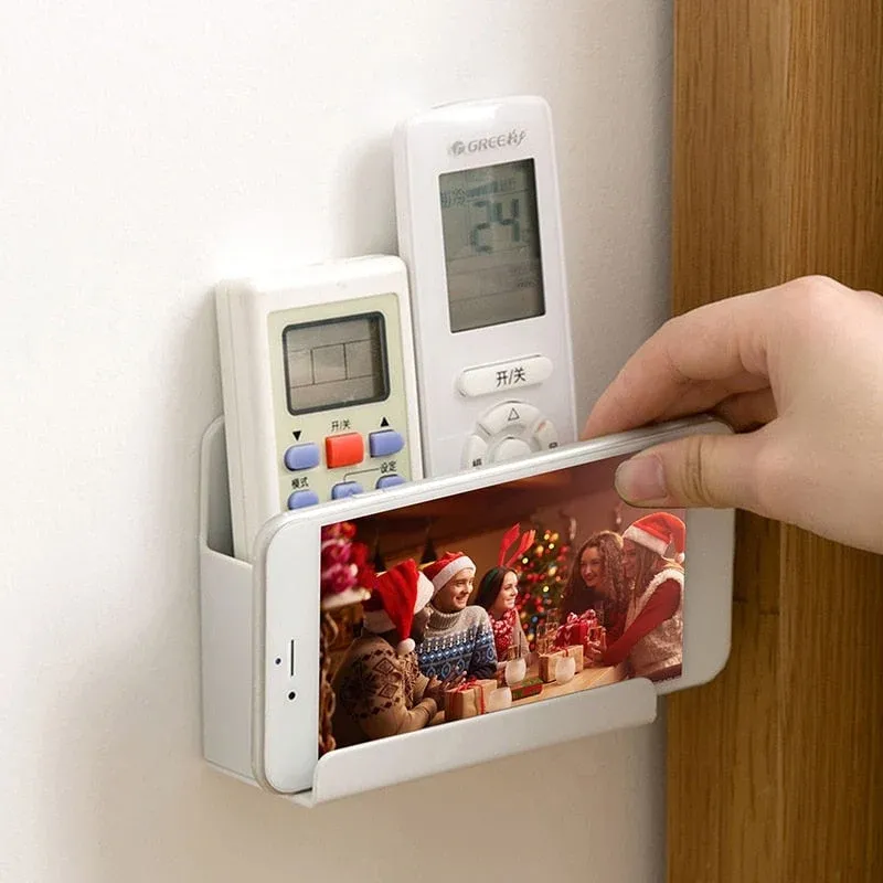 Wall-Mounted Storage Organizer Phone Holder - Image 0