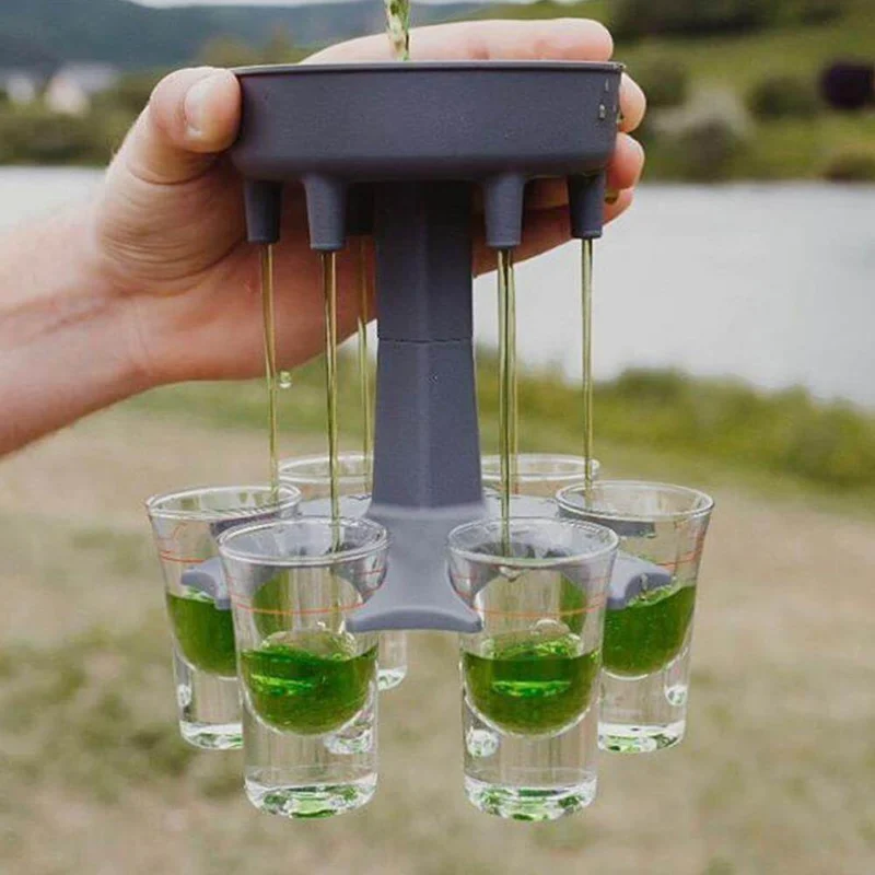 6-Shot Portable Party Time Fun Drink Dispenser - Image 0