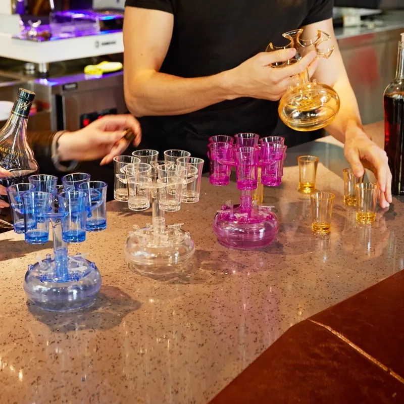 Elegant Glass Party Drink Dispenser Game Set - Image 0