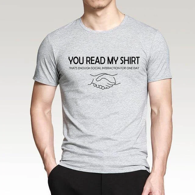 You read my t-shirt Funny T-shirt - Image 0