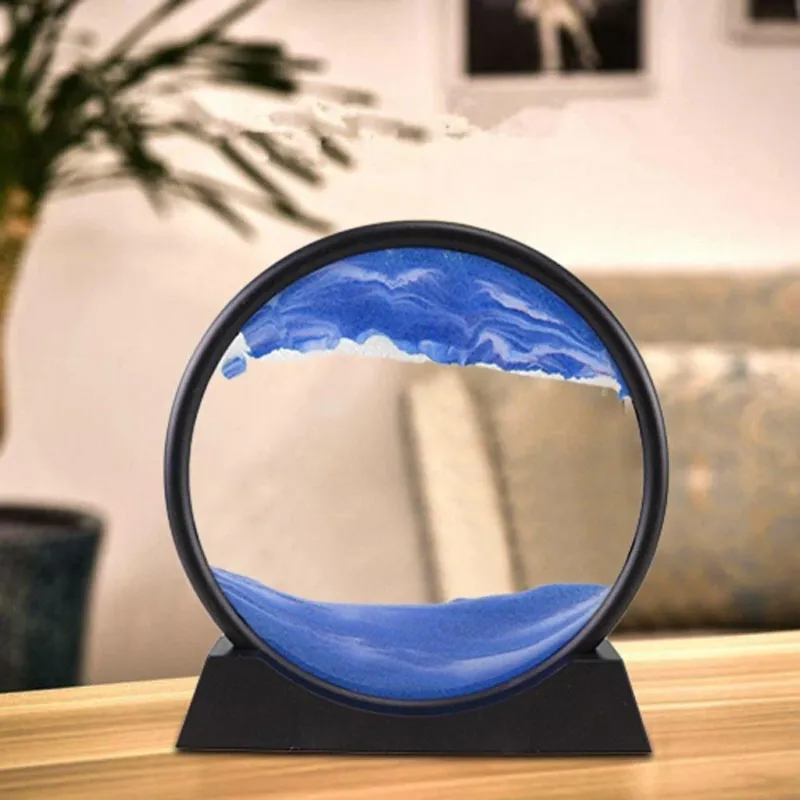 3D Landscape Relaxing Flowing Sand Decoration - Image 0