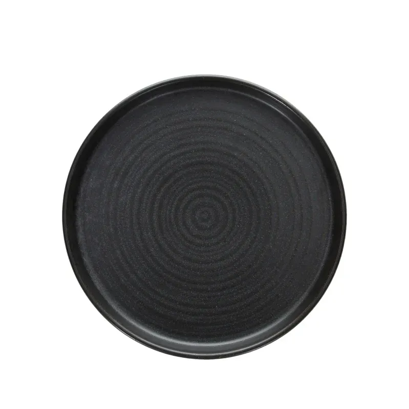Piatto Edge Ø cm 25, colore Bronzo, collezione Rust - Tognana Porcellane