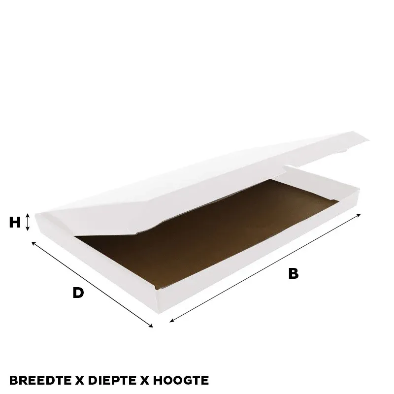 Shipping cartons 41.5x30.5x8,5cm White (50 pcs)
