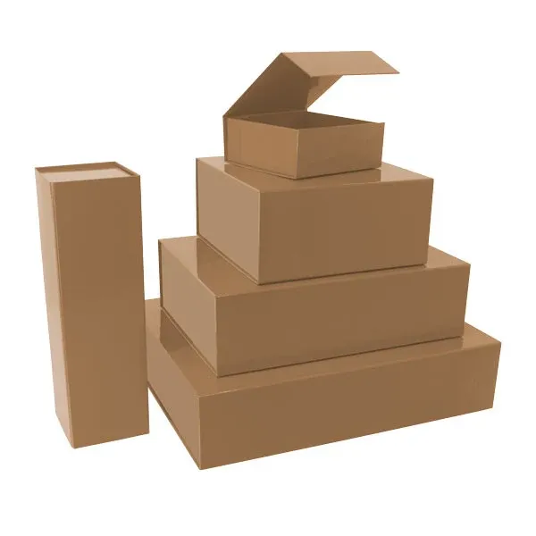 Magnet boxes 42,5x33,3x9,7cm Brown (25 pcs)